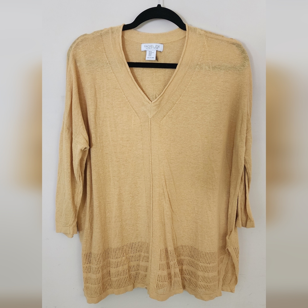 Rachel Zoe 3/4 sleeve sweater top